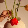 vase écume - blanc