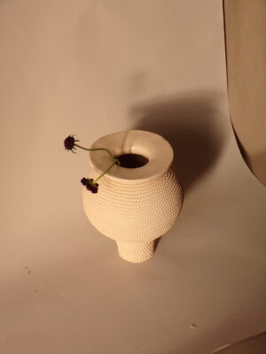 vase écume - blanc