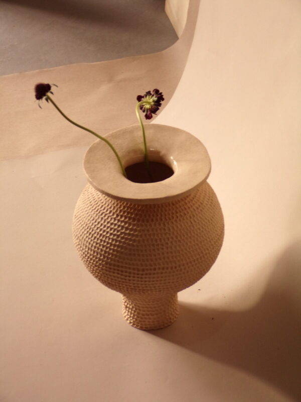vase écume - blanc