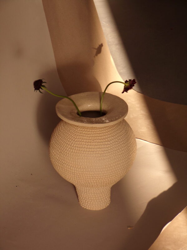 vase écume - blanc